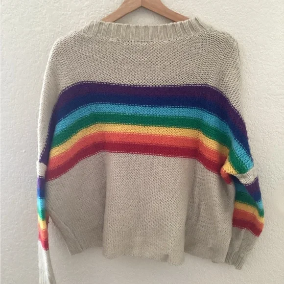 Wooden Ships Wool Rainbow Sweater X / S - Picture 3 of 8